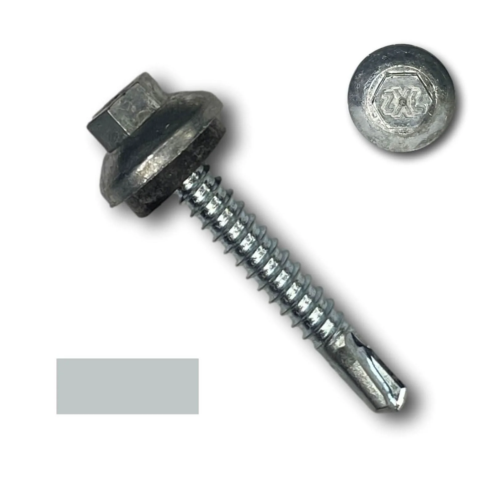 #12 x 1.5" ZXL Dome Cap Metal Building Screws (Metal-to-Metal), Self-Drilling - 250 Pack