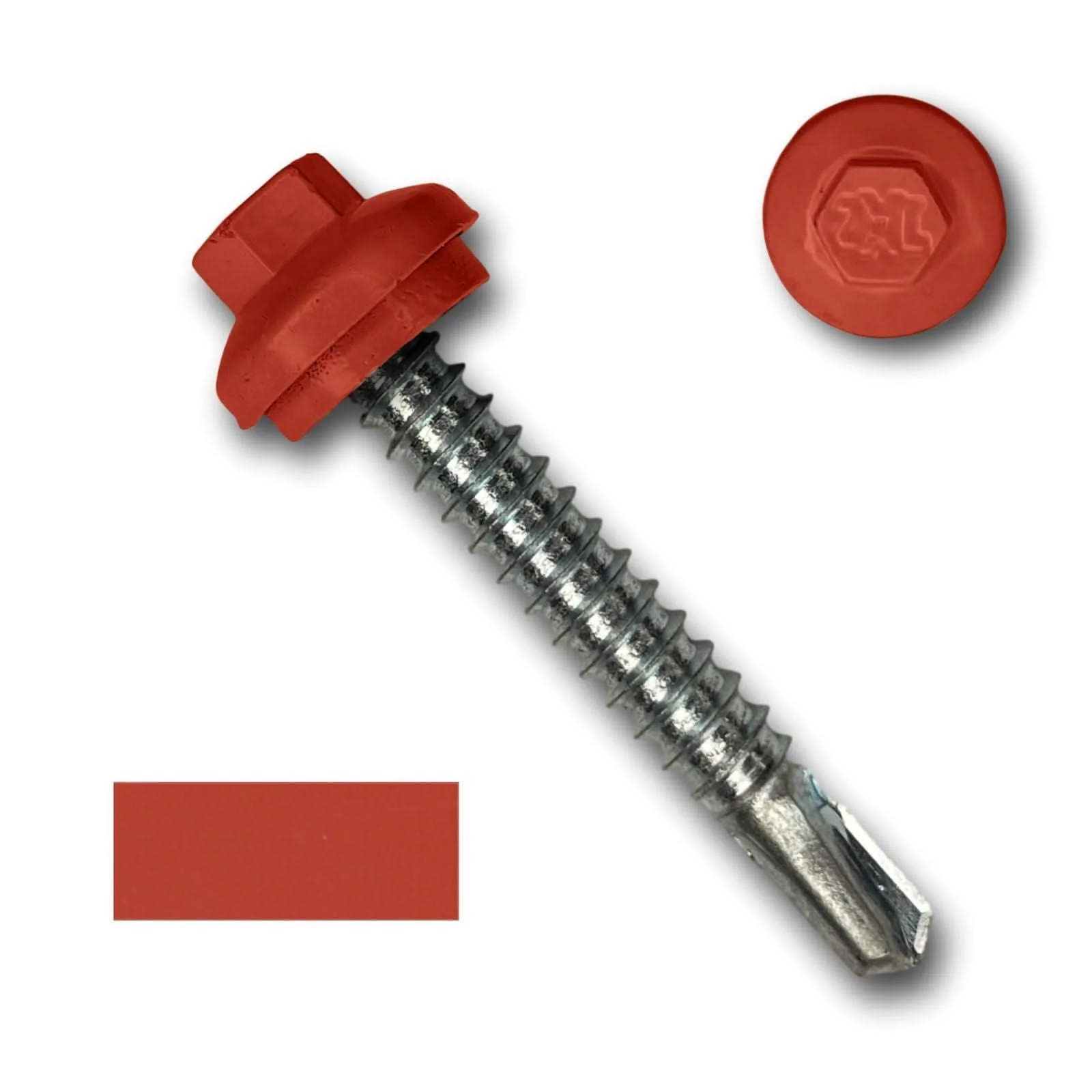 #12 x 1.5" ZXL Dome Cap Metal Building Screws (Metal-to-Metal), Self-Drilling - 250 Pack - Image 11