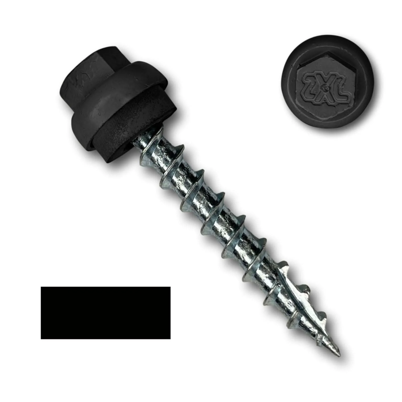 #12 x 1.5" ZXL Dome Cap Metal Roofing Screws (Metal-to-Wood) - 250 Pack - Image 9