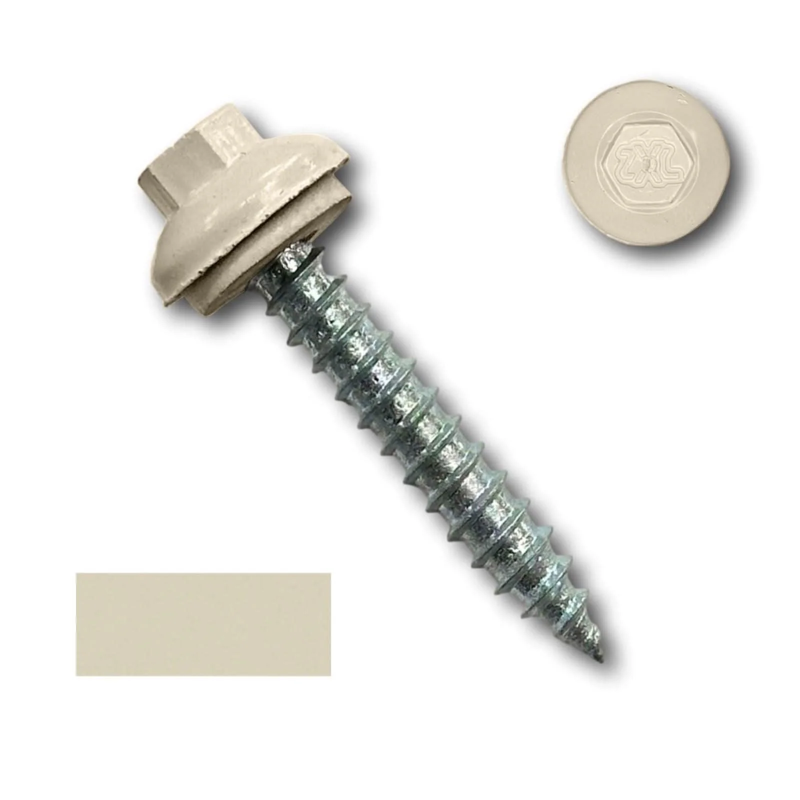 #14 x 1.5" ZXL Dome Cap Metal Roofing Screw (Metal-to-Wood), High-Quality - 250 Pack - Image 3