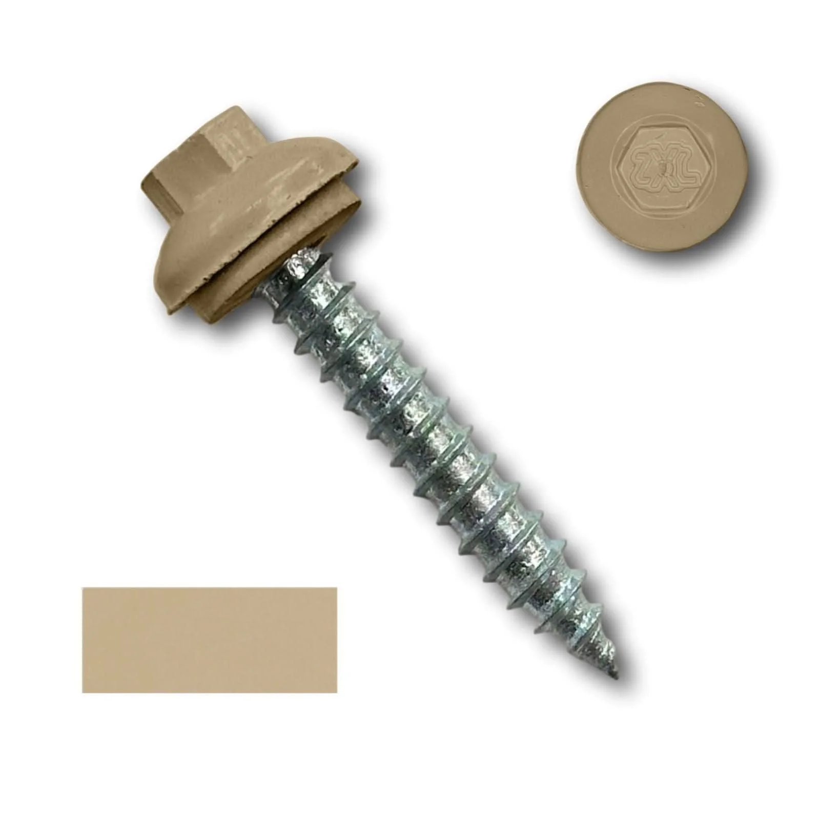 #14 x 1.5" ZXL Dome Cap Metal Roofing Screw (Metal-to-Wood), High-Quality - 250 Pack - Image 4