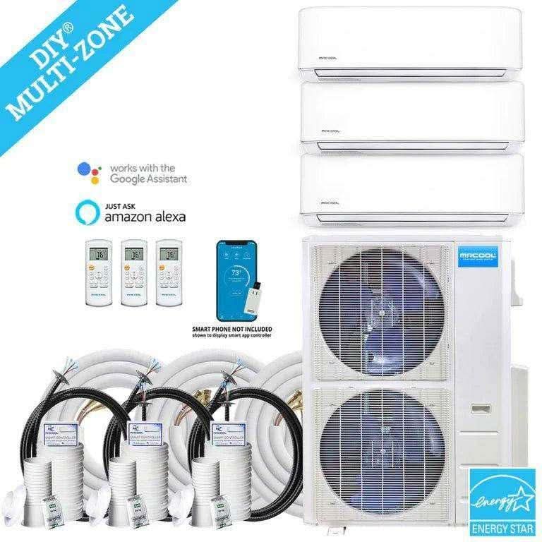 MRCOOL DIY Mini Split - 48,000 BTU 3 Zone Ductless Air Conditioner and Heat Pump with Install Kit - Image 6