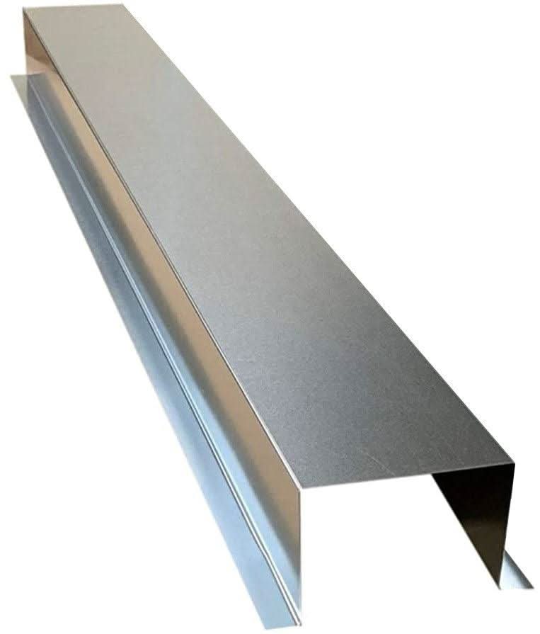Residential Series - Galvanized & Unpainted HVAC Line Set Cover Extensions - Additional 5 Foot Extension Section - Image 3
