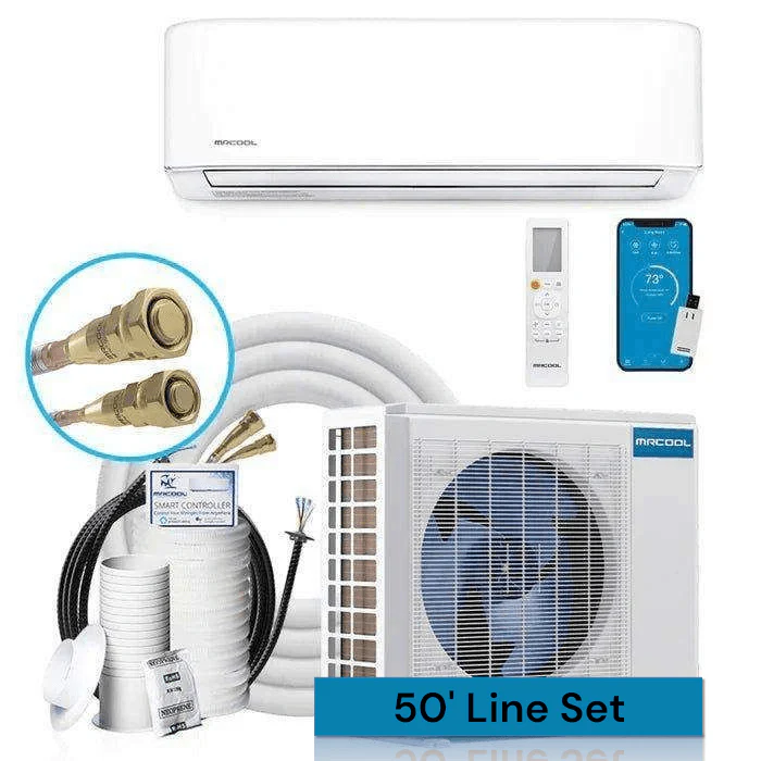 MRCOOL DIY 4th Gen 24K BTU, 2 Ton, 20.5 SEER, Ductless Mini-Split Heat Pump Complete System (DIY-24-HP-WM-230C25) - Image 9
