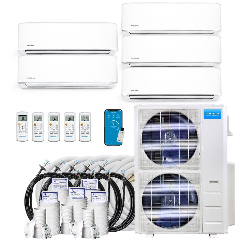 MRCOOL DIY 5th Gen Multi-Zone 5-Zone 55,000 BTU 22 SEER2 (6K + 6K + 9K + 12K + 24K) Ductless Mini-Split Air Conditioner and Heat Pump - Image 15