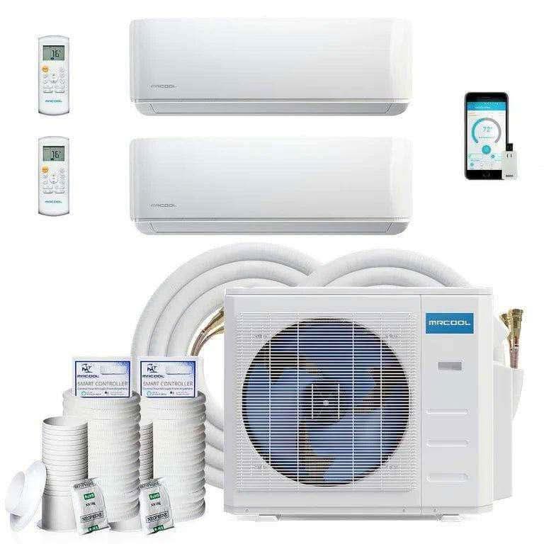 MRCOOL DIY Mini Split - 18,000 BTU 2 Zone Ductless Air Conditioner and Heat Pump, DIY-B-218HP0909 - Image 6