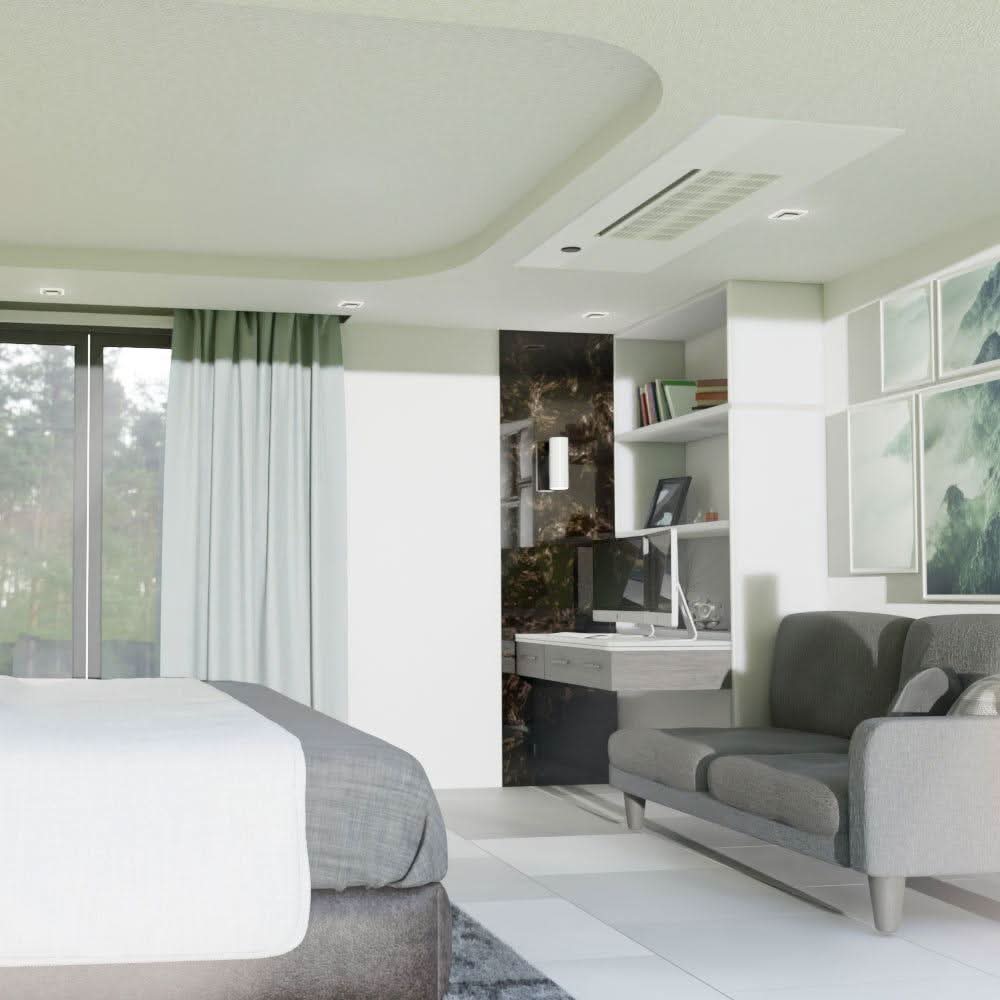 MRCOOL DIY Mini Split - 45,000 BTU 5 Zone Ceiling Cassette Ductless Air Conditioner and Heat Pump with 35 ft. Install Kit, DIYM548HPC00C336 - Image 2