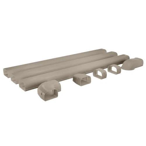 MRCOOL LineGuard 4.5-Inch 16-Piece Complete Line Set Cover Kit for Ductless Mini-Split or Central System (MLG450) - Image 12