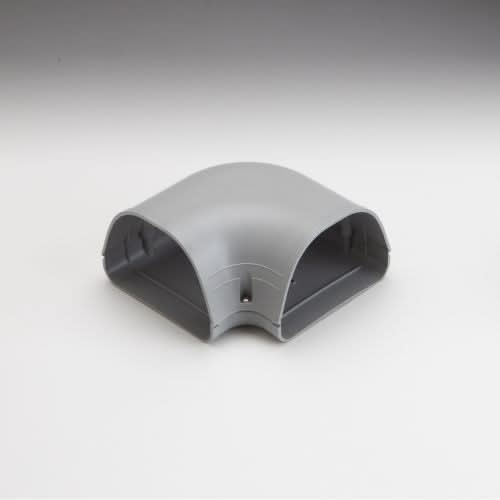 RectorSeal Fortress 4.5" 90° Flat Elbow – Gray LD122 Lineset Cover